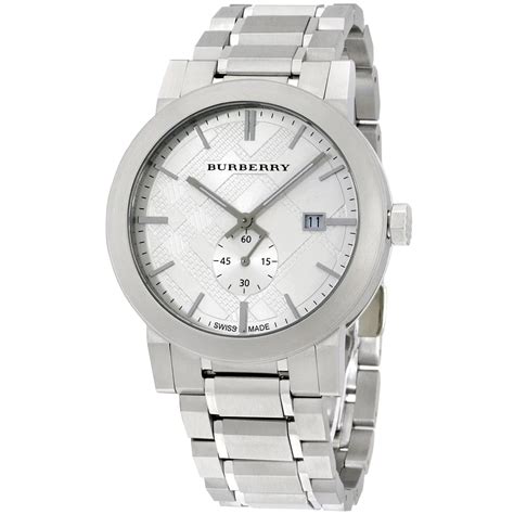 burberry bu9900|Burberry Men's Chronograph The City Silver Watch BU9900.